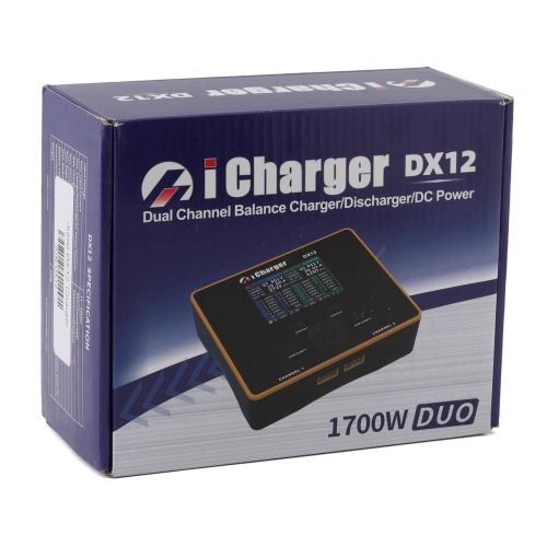 iCharger DX12 Dual Battery Charger 1700W 50A LiPo 2x12S